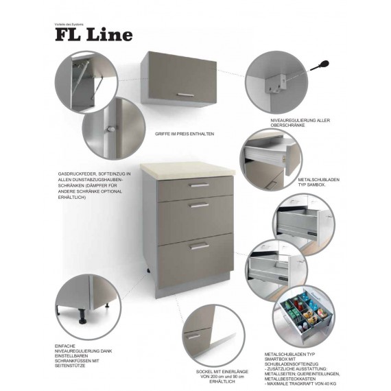 FL Sole Eiche Arlington Griffleisten individuelle Zusammenstellung