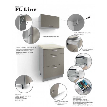 FL Sole Eiche Arlington Griffleisten individuelle Zusammenstellung